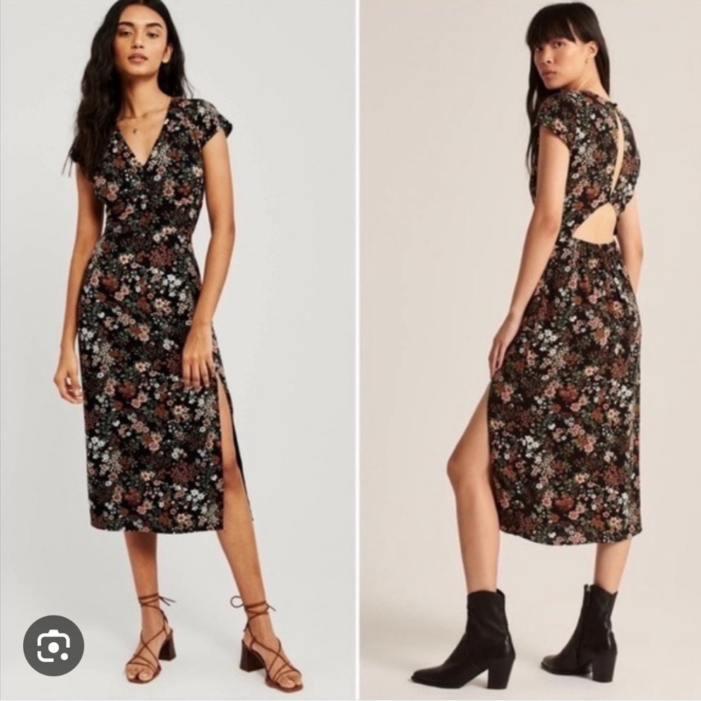 Abercrombie & Fitch Floral Midi Dress NWT